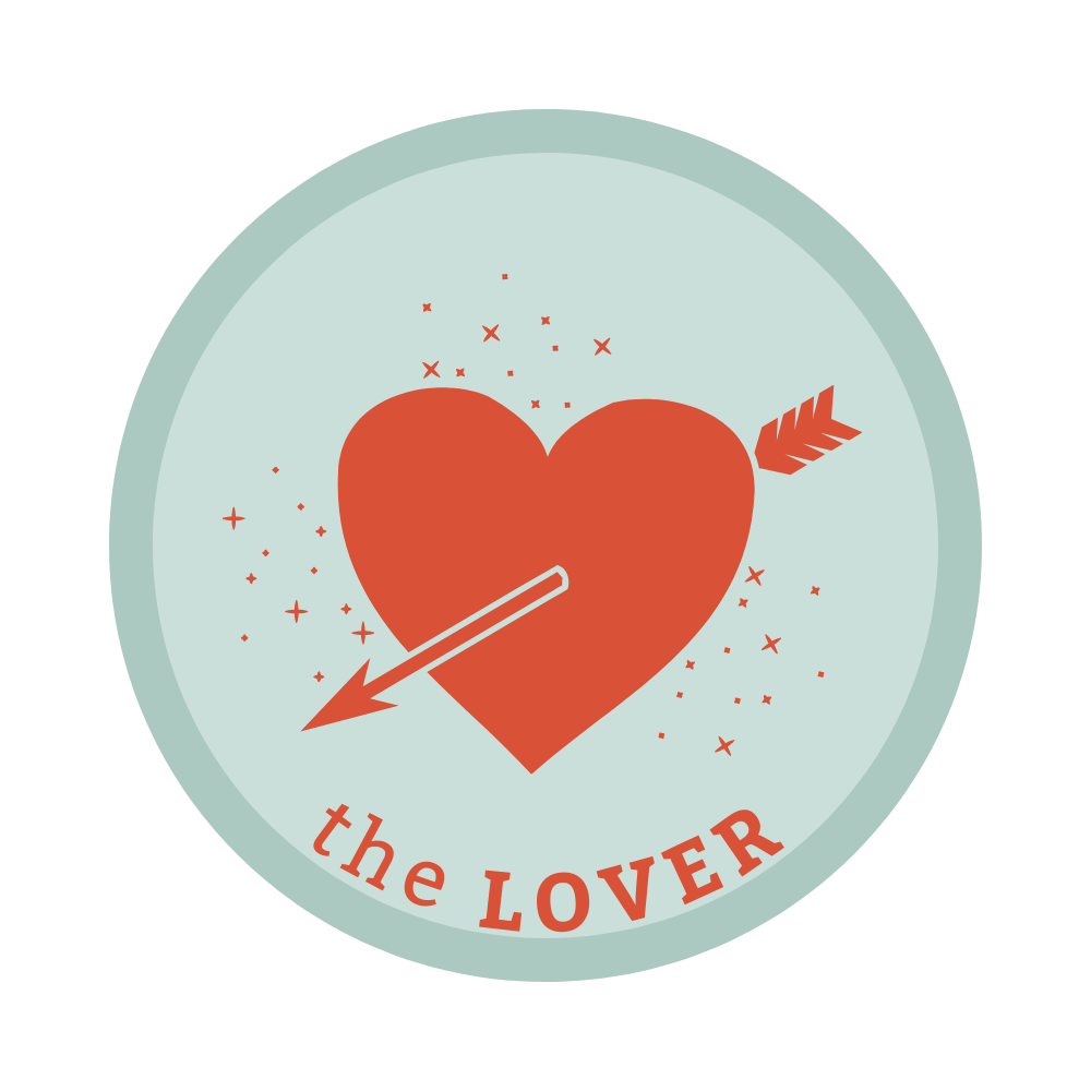 A Badge for The Lover Brand Archetype