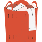 Clean Clothes Basket: ADHD Hacks for Adults