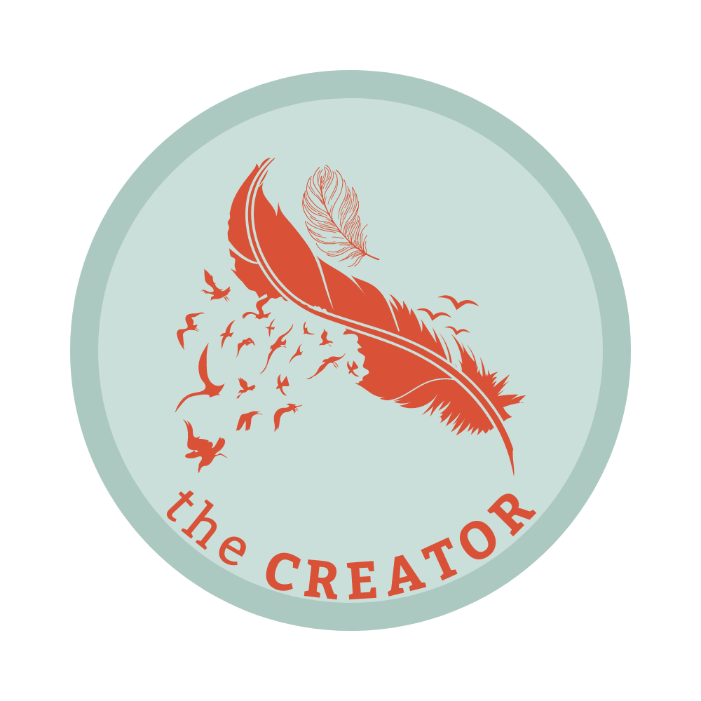 Badge for The Creator brand archetype